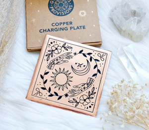 Small Copper Charging Plate Goddess Provisions