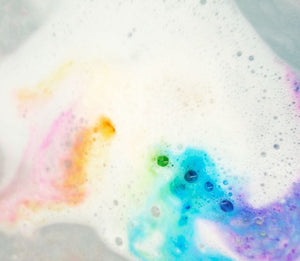 Rainbow Goddess Bath Bomb by Crystal Bar Soap available at Goddess Provisions