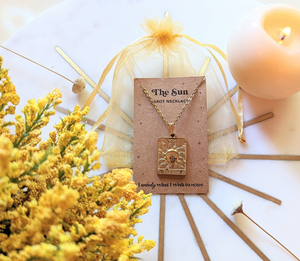 Tarot Sun Necklace by Goddess Provisions