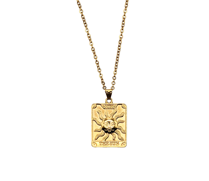 kupon piedestal Rummelig Tarot Sun Necklace | Goddess Provisions