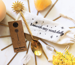 Golden Ray Sun Spoon by Goddess Provisions