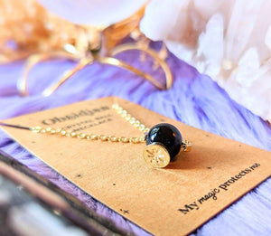 Crystal Ball Necklace available at Goddess Provisions