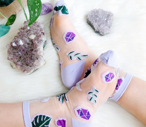 Mesh Cosmic Flora Socks by Goddess Provisions