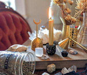 Abundance Chime Candle Set available at Goddess Provisions