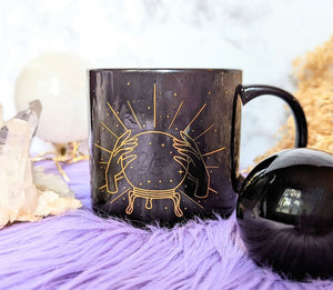 Mystic Messages Heat Changing Mug available at Goddess Provisions