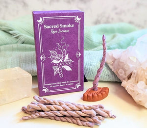 Sacred Smoke Rope Incense by Stupa Incense available at Goddess Provisions