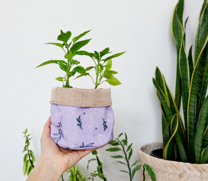 Fabric Plant Pot Holder | Goddess Provisions