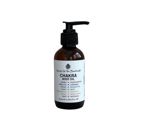 Chakra Body Oil by Species by the Thousands at Goddess Provisions.