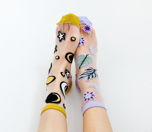Embroidered Mesh Ankle Socks Goddess Provisions
