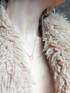 Rose Quartz Necklace of Love | SoulKu