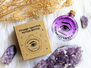 Cosmic Answers Potion Bottle available at Goddess Provisions