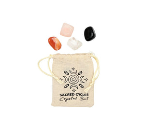 Sacred Cycles Crystal Set by Goddess Provisions