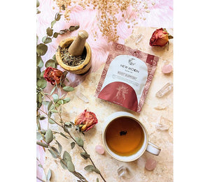 Root Support Tea by New Moon Tea Co. available at Goddess Provisions